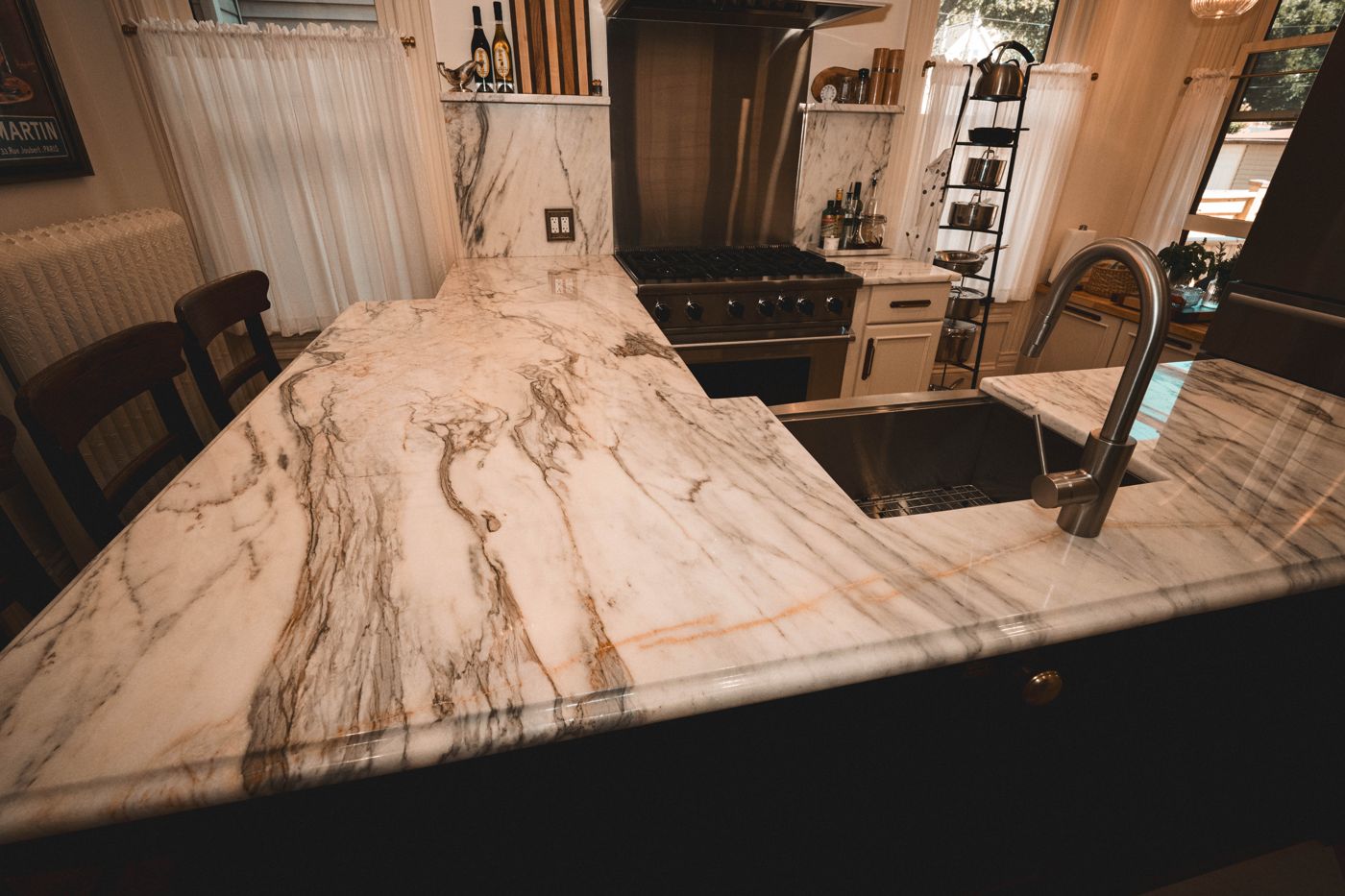 Dolomite marble countertop